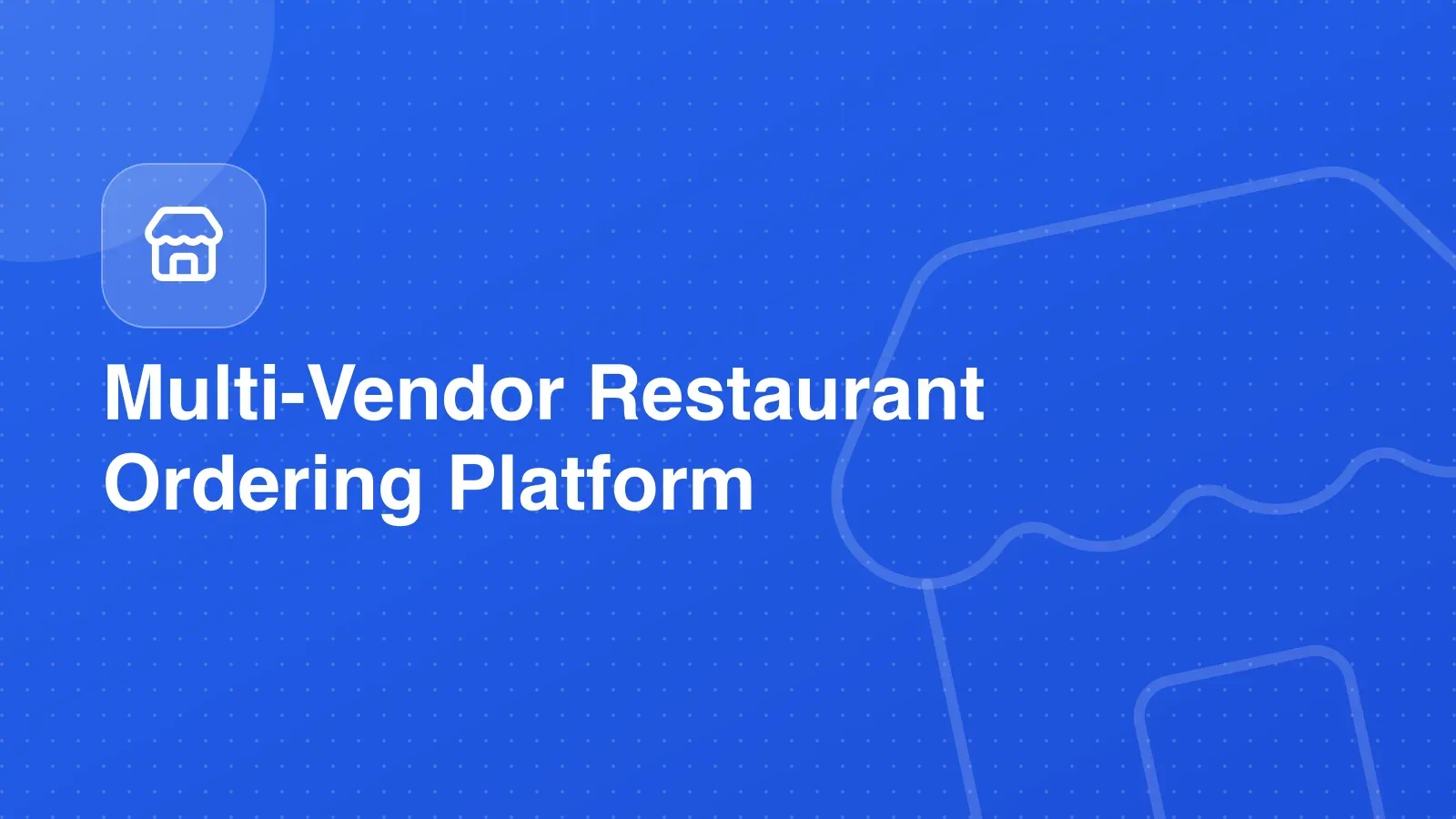 Restaurant marketplace dashboard showing incoming orders